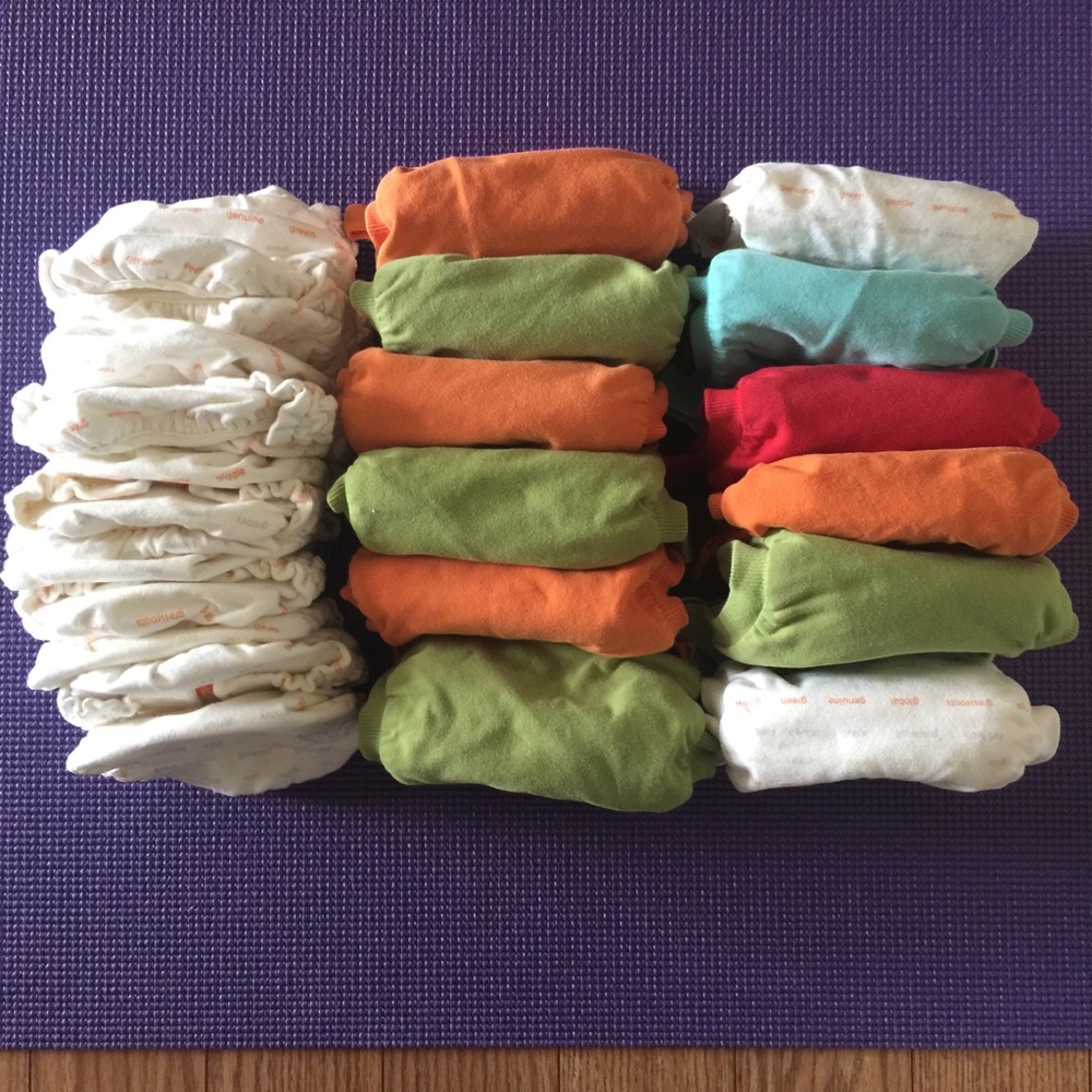 Gdiapers newborn and small with cloth insert